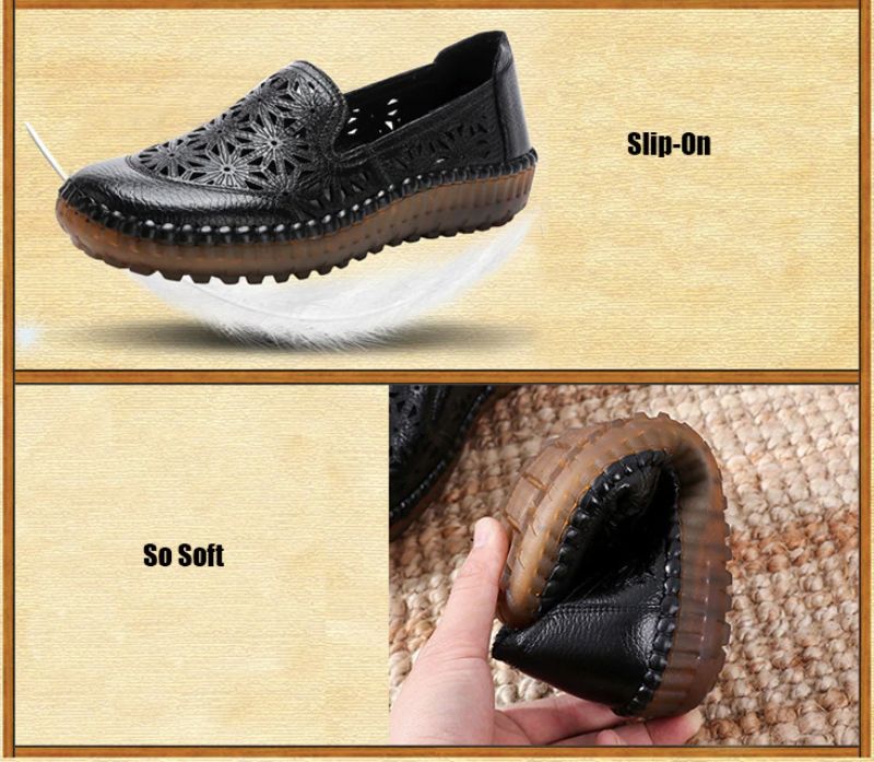 Olga Damskie Buty Typu Loafer - khaki
