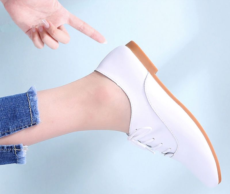 Olimpia Damskie Buty Typu Loafer - Biały