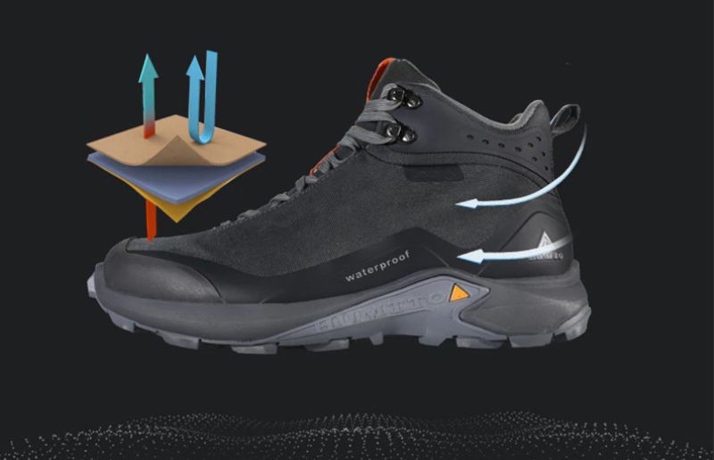 Olivier Męskie Buty Trekkingowe - Czarny