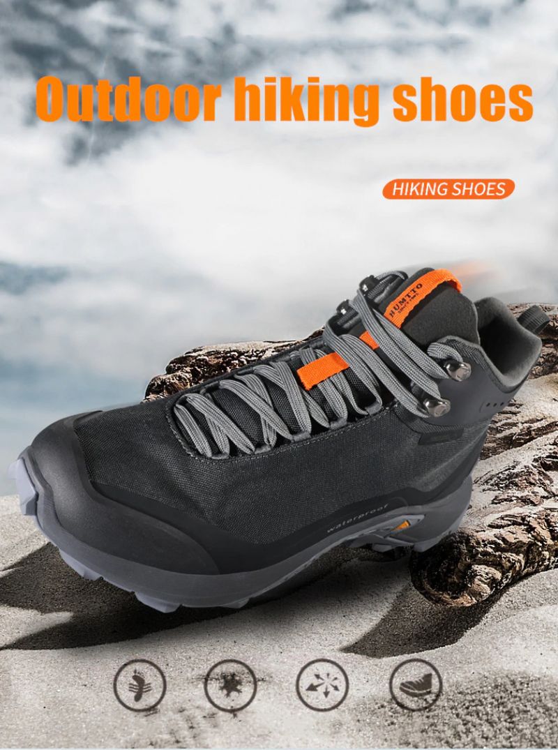 Olivier Męskie Buty Trekkingowe - Czarny