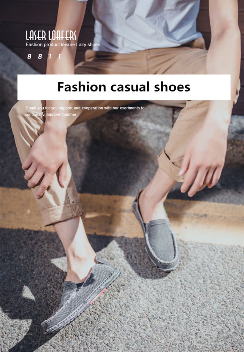 Onana Męskie Mokasyny Letnie Buty - Niebieski