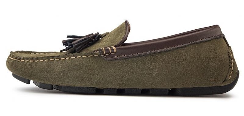 Otamendi Męskie Mokasyny Buty Codzienne - Oliwkowy