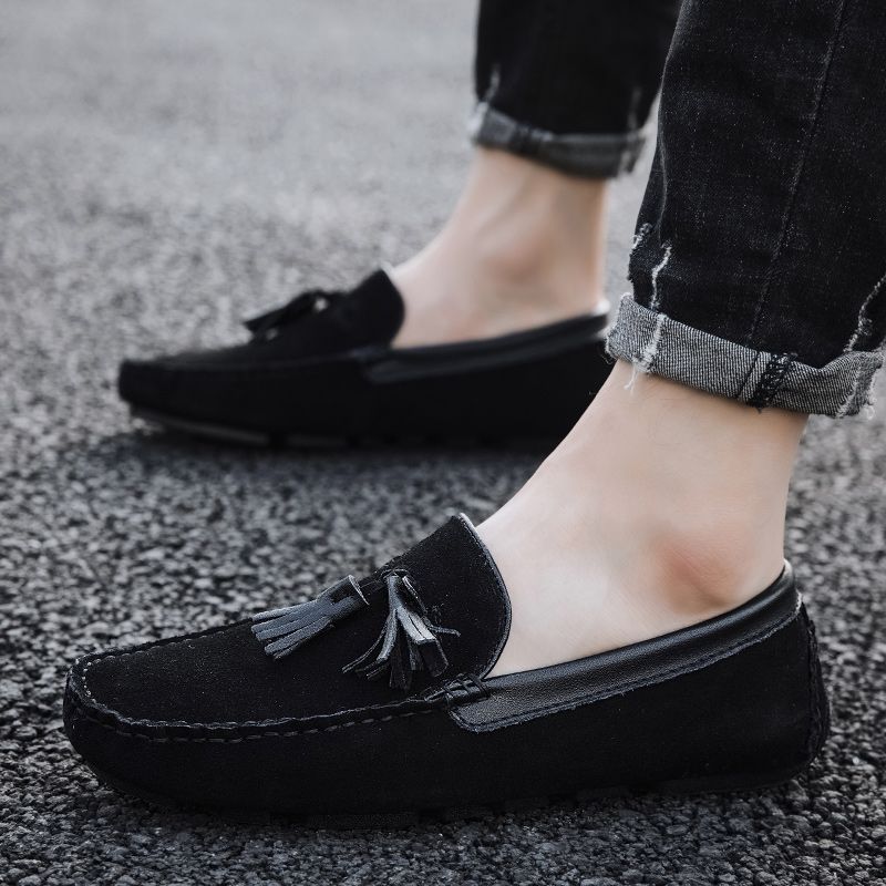 Otamendi Męskie Mokasyny Buty Codzienne - Oliwkowy