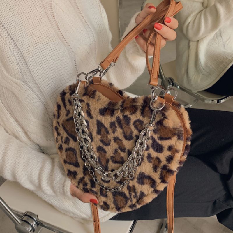 Paily Damska Torebka Crossbody Na Ramię Ze Sztucznej Skóry - Brązowy