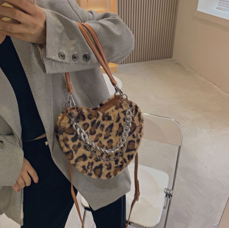 Paily Damska Torebka Crossbody Na Ramię Ze Sztucznej Skóry - Brązowy