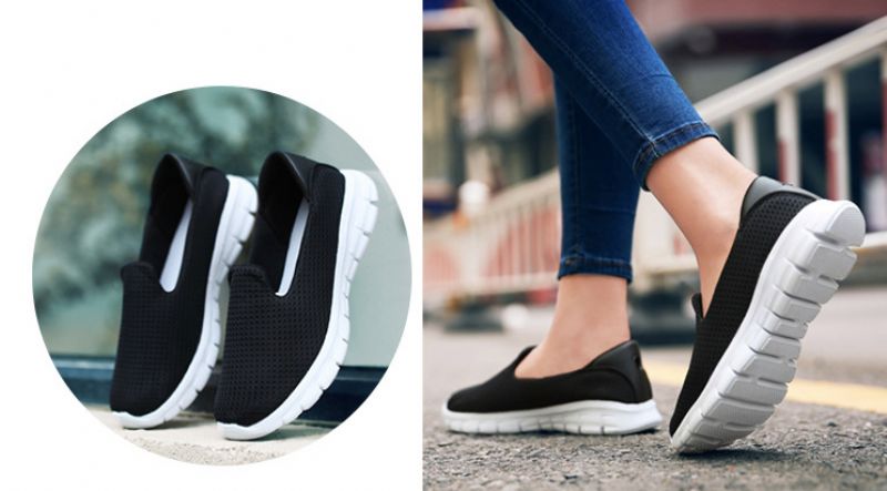 Panchita Damskie Wsuwane Czarne Buty - Czarny