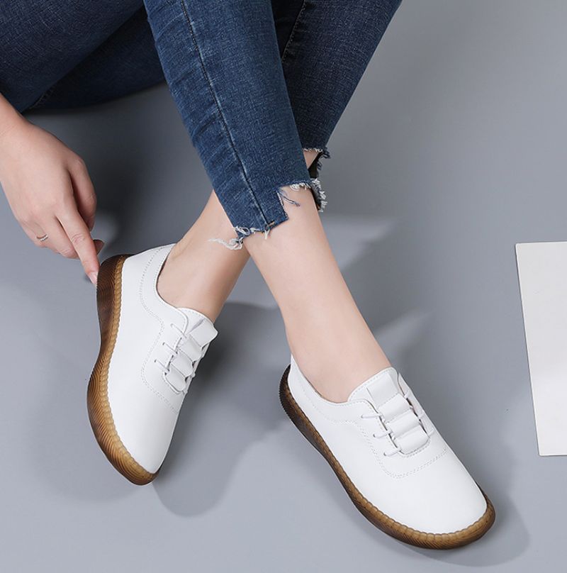 Panise Damskie Wsuwane Buty - Biały