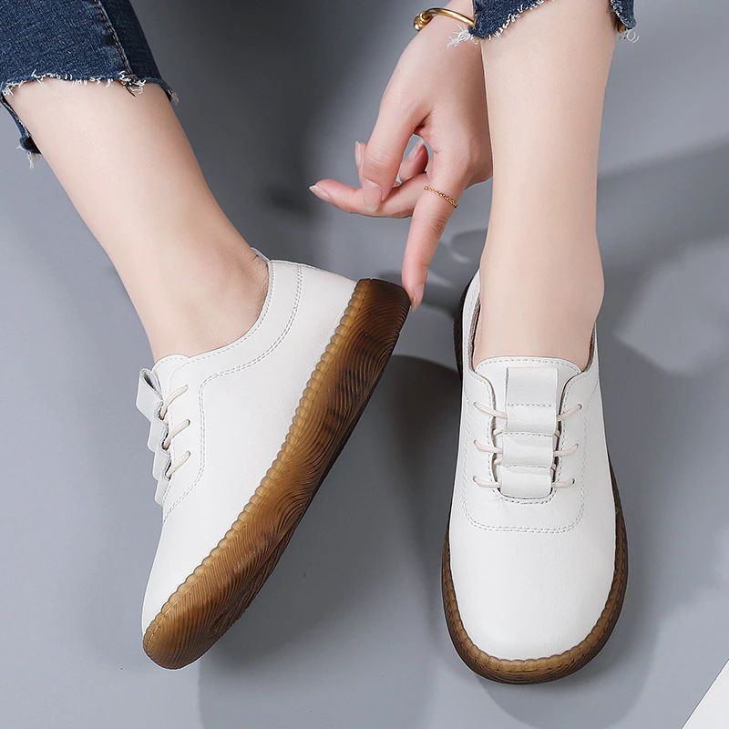 Panise Damskie Wsuwane Buty - Biały