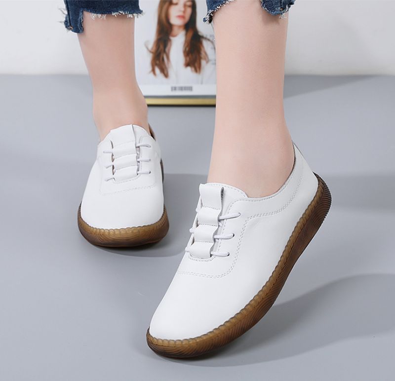 Panise Damskie Wsuwane Buty - Biały
