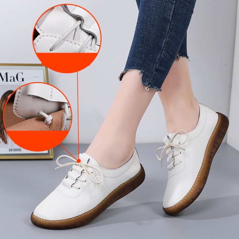 Panise Damskie Wsuwane Buty - Biały