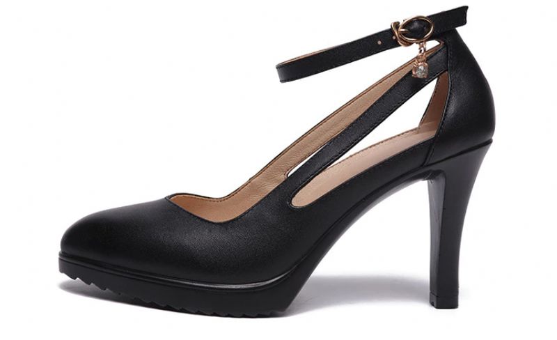 Patricia Damskie Buty Na Obcasie - Czarny
