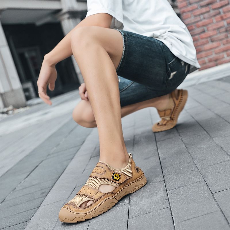 Patson Męskie Sandały Fashion - Khaki