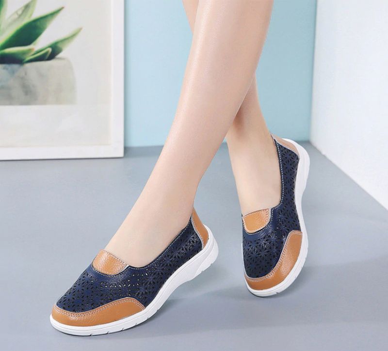 Pau Damskie Wsuwane Buty - Niebieski
