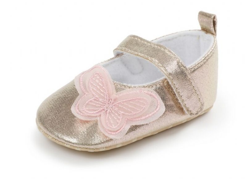Paula Baby Dziewczęce Buty Płaskie - Złoty