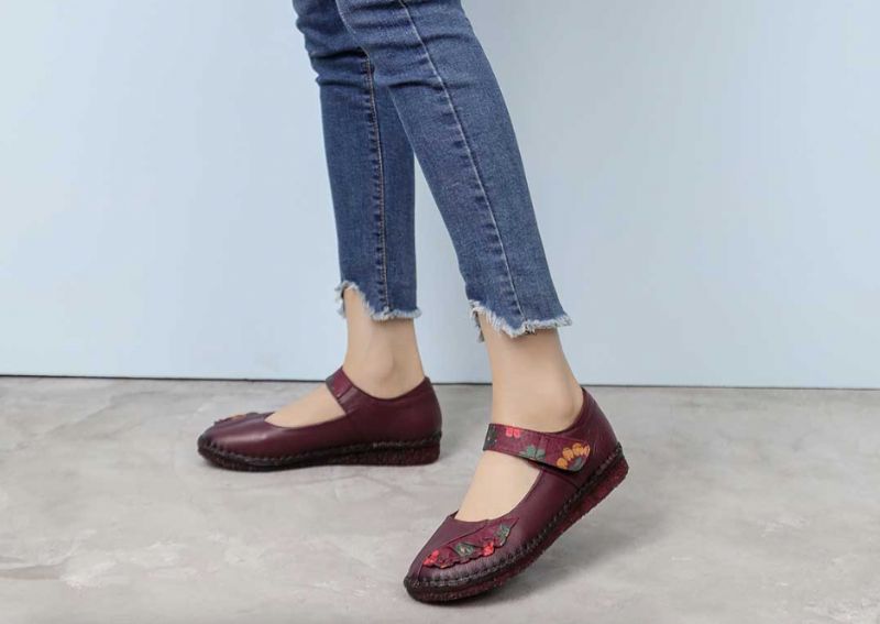 Pausini Damskie Płaskie Buty - Onyks