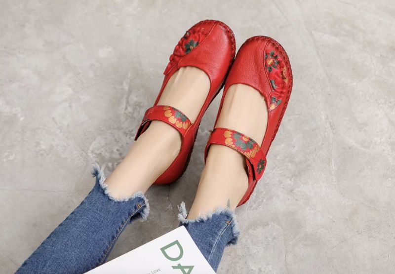 Pausini Damskie Płaskie Buty - Onyks