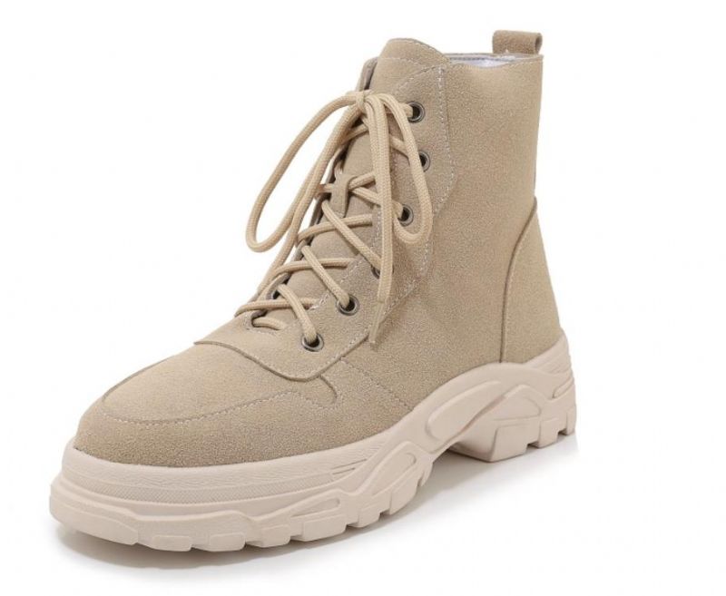 Pelae Buty Do Kostek - Beżowy z futrem