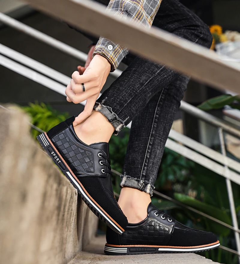 Peña Męskie Buty Casualowe Oxford - Brązowy