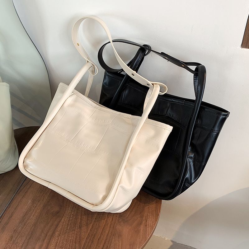 Peniche Damska Skórzana Torebka Crossbody - Czarny
