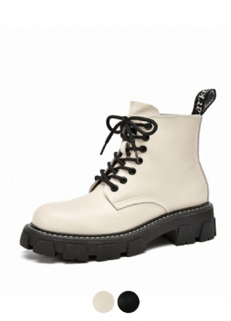Peniche Damskie Buty Do Kostki Ze Sztucznego Futra