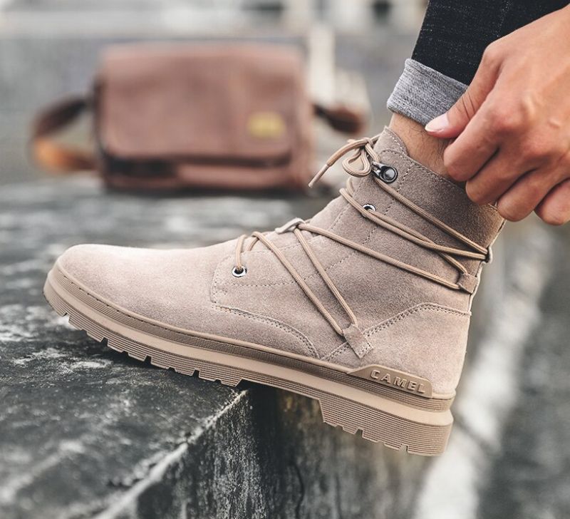 Percy Męskie Buty Robocze - Khaki
