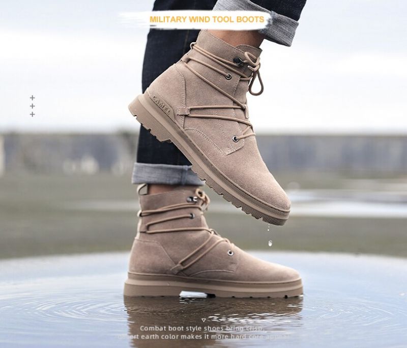 Percy Męskie Buty Robocze - Khaki