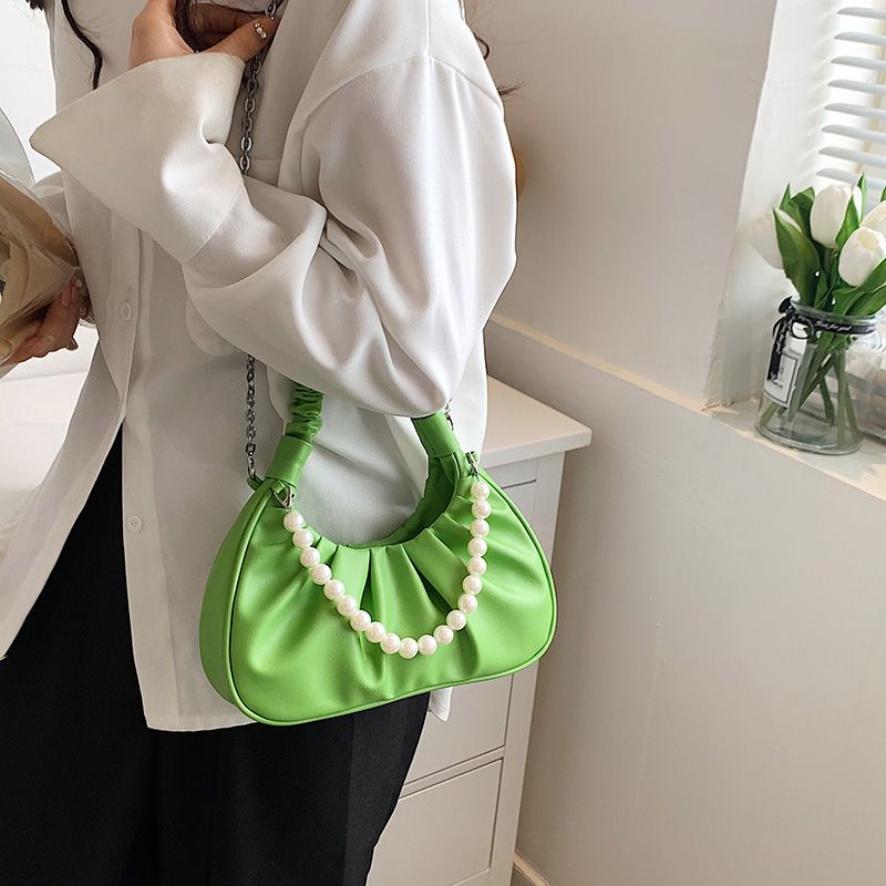 Perla Damska Mała Luksusowa Torebka Typu Crossbody - Czarny
