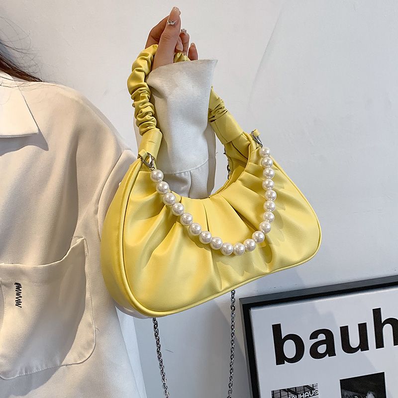Perla Damska Mała Luksusowa Torebka Typu Crossbody - Czarny
