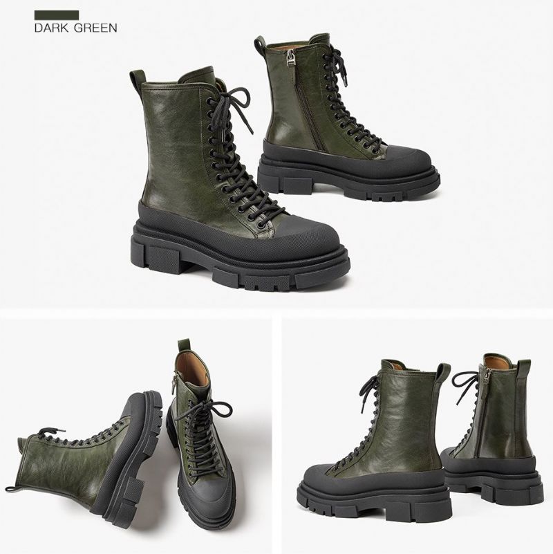 Perny Damskie Buty Na Platformie - Czarny