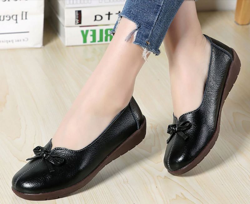 Petunia Damskie Buty Mokasyny - Wino czerwony