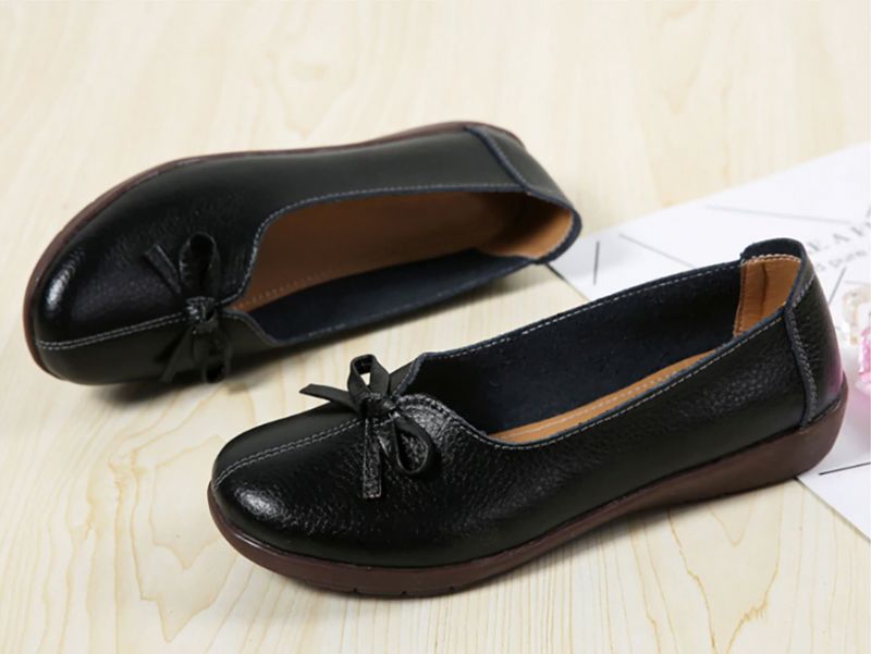 Petunia Damskie Buty Mokasyny - Wino czerwony