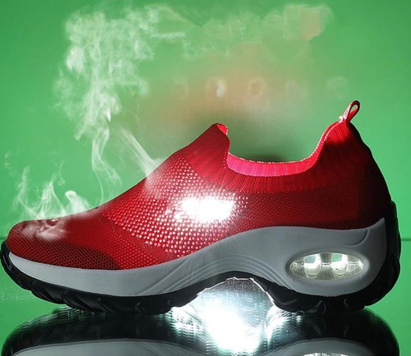 Pier Damskie Oddychające Buty Do Chodzenia - Różowy