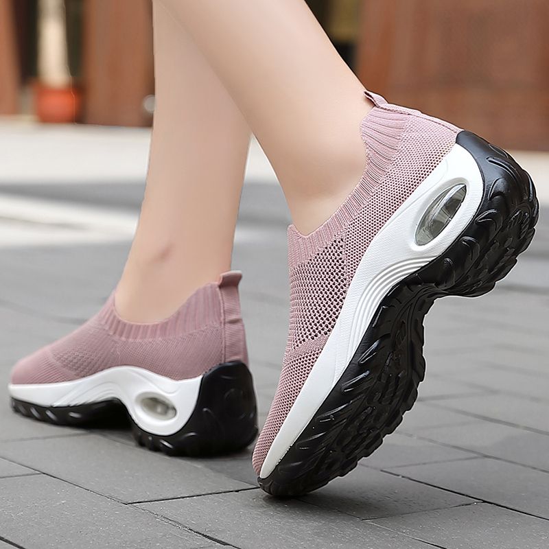 Pier Damskie Oddychające Buty Do Chodzenia - Różowy