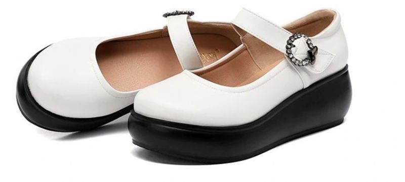 Piery Damskie Codzienne Buty Na Platformie - Czerwony