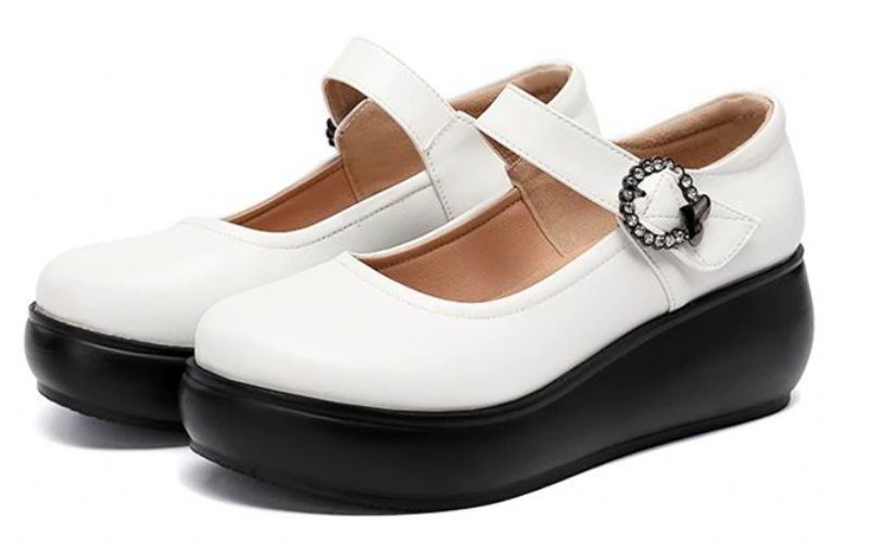Piery Damskie Codzienne Buty Na Platformie - Czerwony