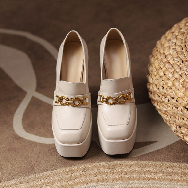 Pilar Damskie Buty Na Platformie - Morelowy