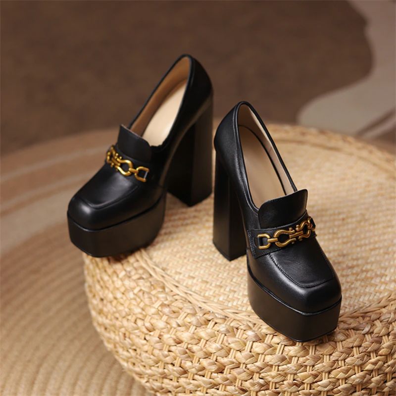 Pilar Damskie Buty Na Platformie - Morelowy