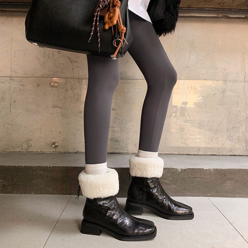 Pilar Damskie Buty Śnieżne Do Kostki - Czarny