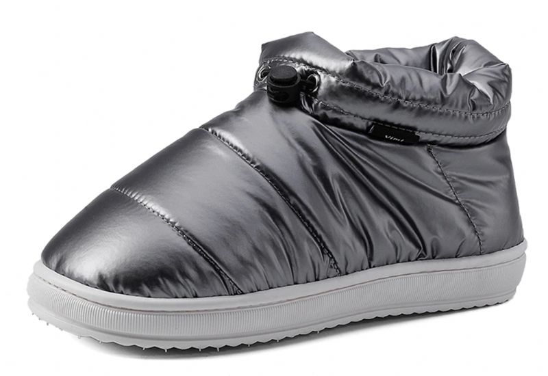 Pinto Dla Obu Płci Winter Slippers - Szary