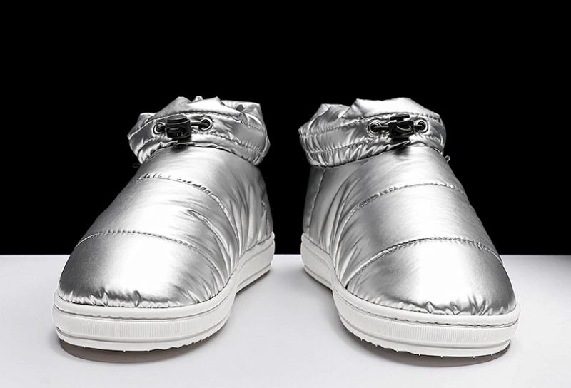 Pinto Dla Obu Płci Winter Slippers - Szary
