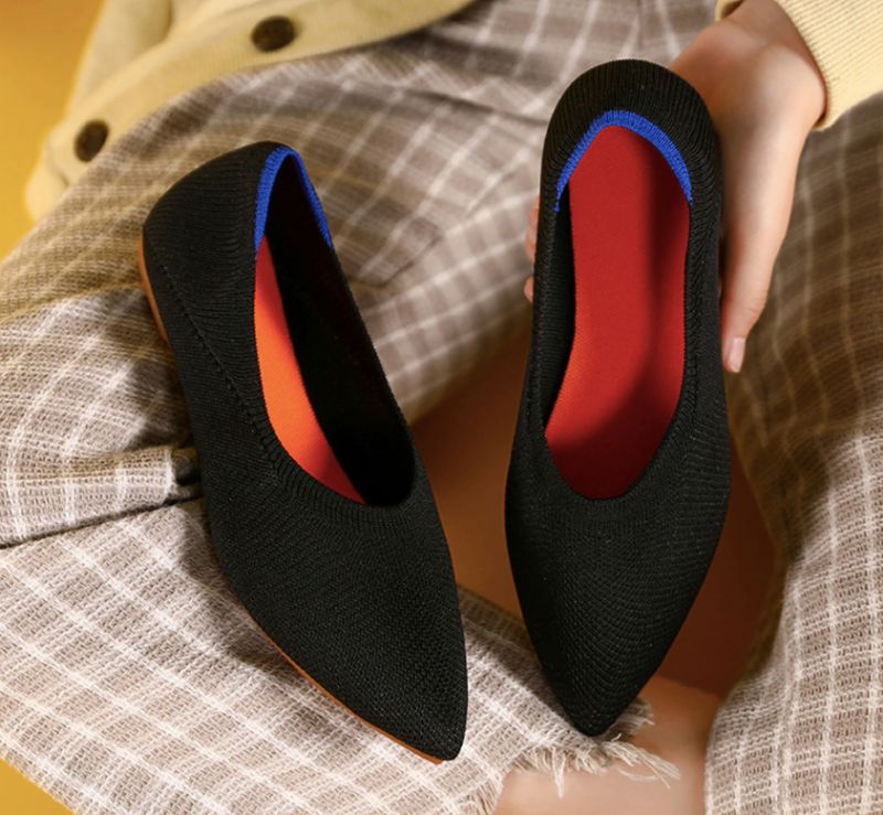 Płaskie Buty Damskie Charo - Ciemnoszary