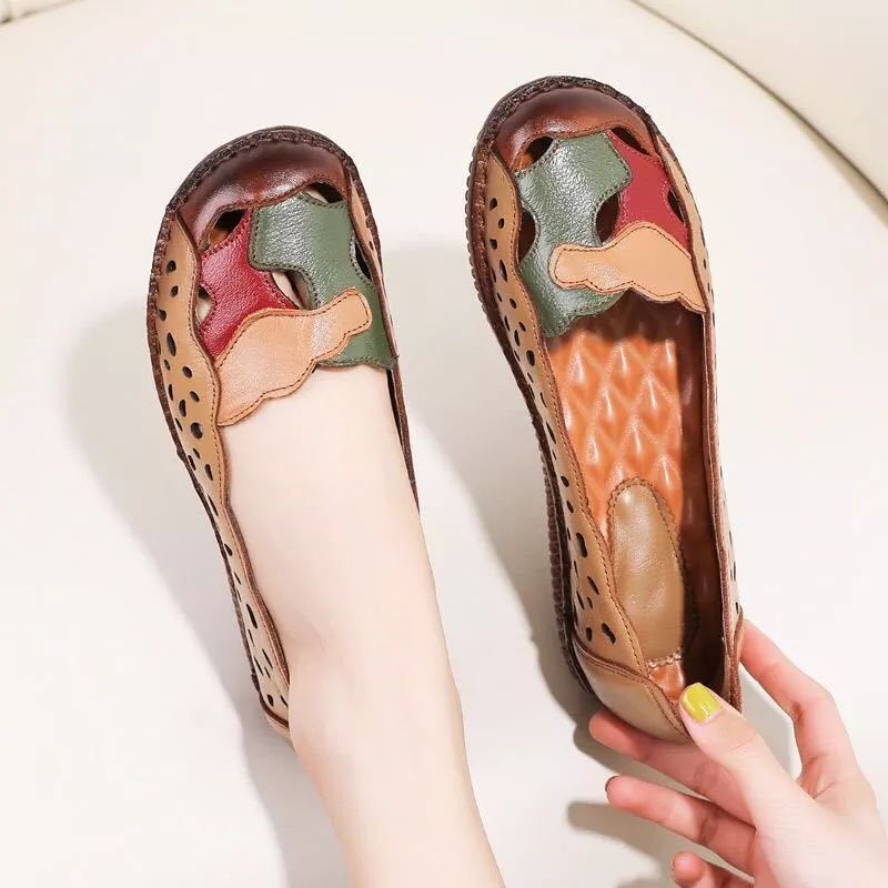 Płaskie Buty Damskie Ciara - Brązowy