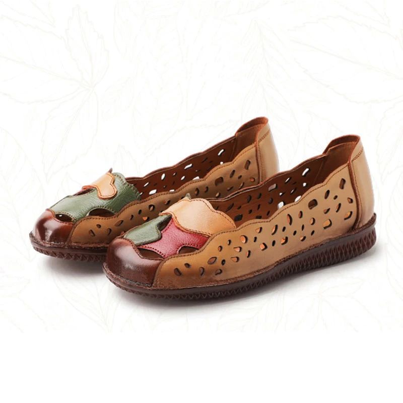 Płaskie Buty Damskie Ciara - Brązowy