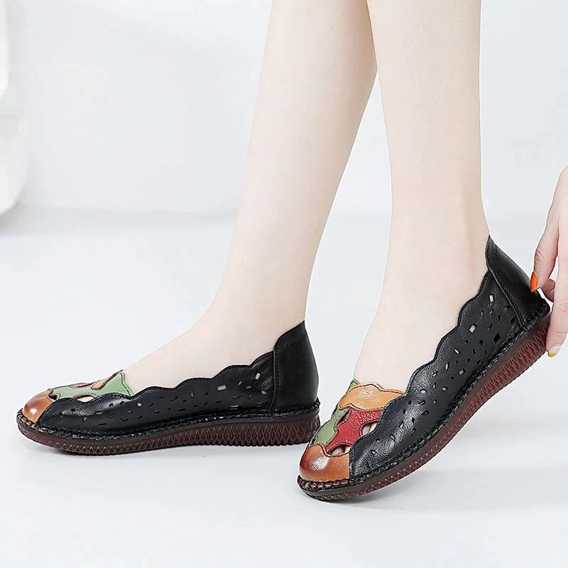 Płaskie Buty Damskie Ciara - Brązowy