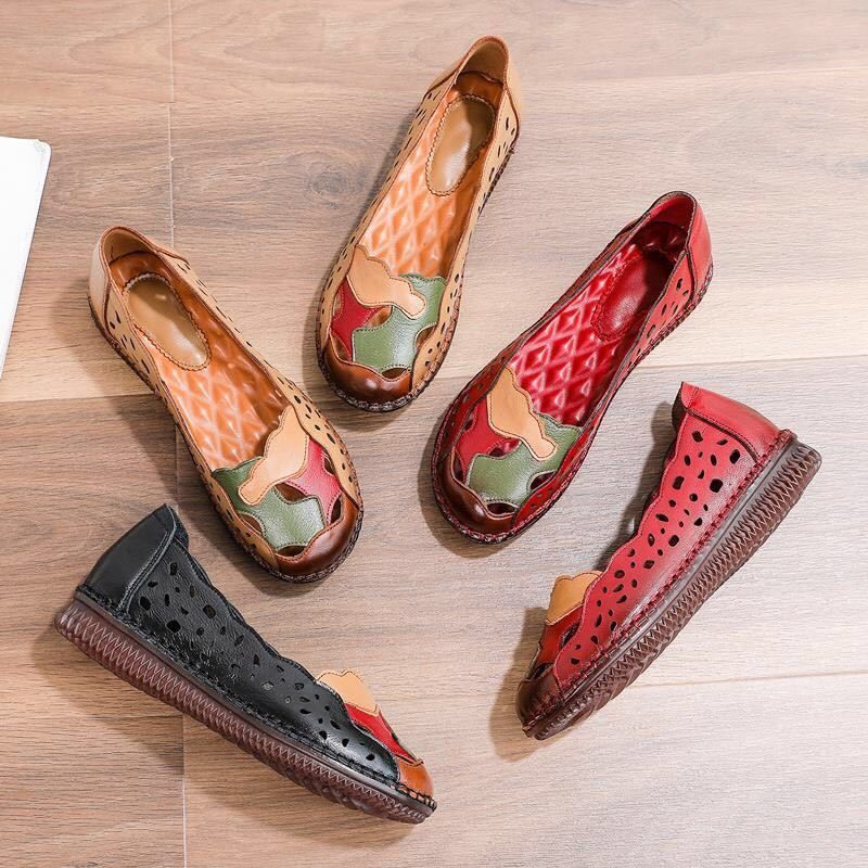 Płaskie Buty Damskie Ciara - Brązowy