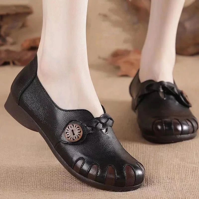 Płaskie Buty Damskie Ciara - Brązowy