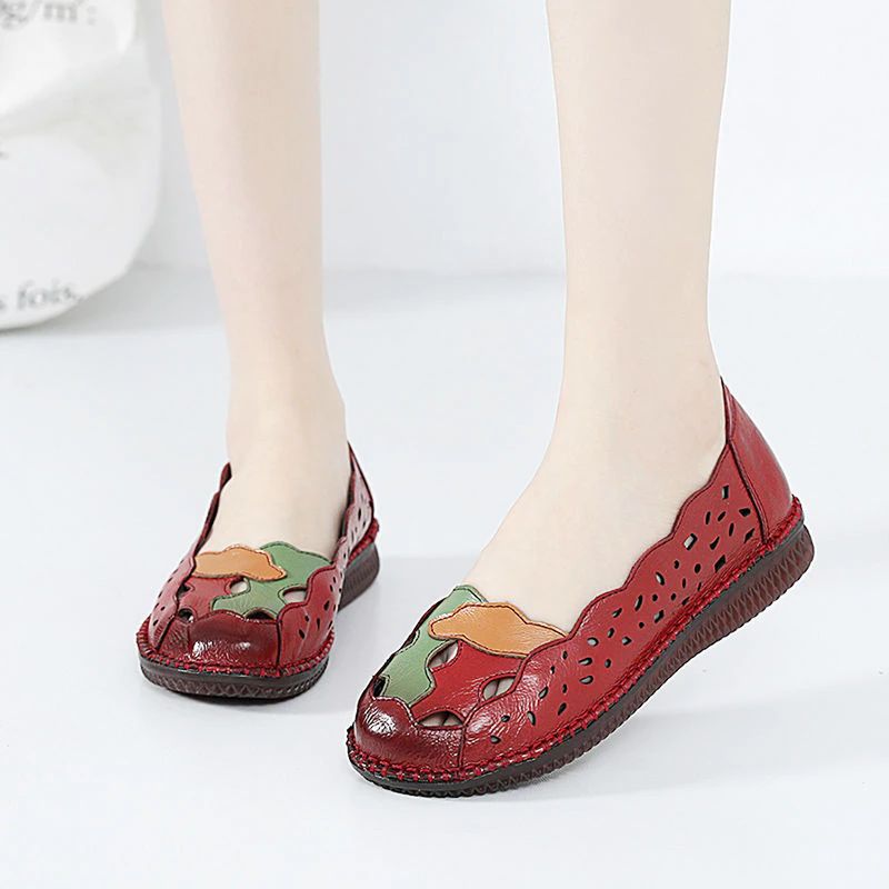 Płaskie Buty Damskie Ciara - Brązowy