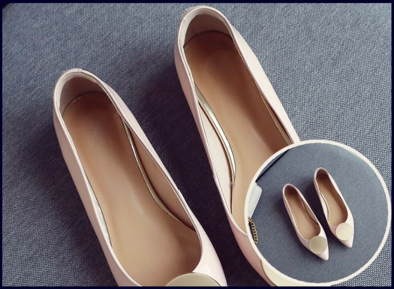 Płaskie Buty Damskie Dinora - Jasnoniebieski