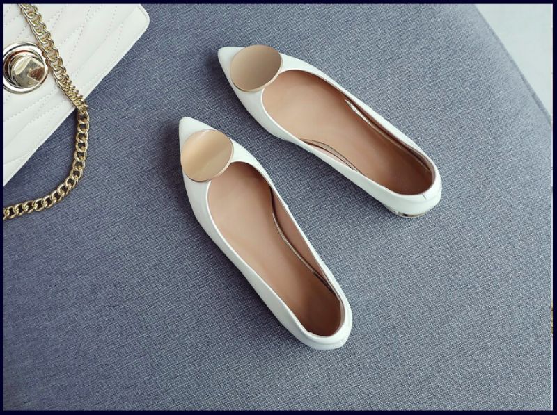 Płaskie Buty Damskie Dinora - Jasnoniebieski