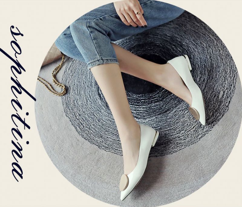 Płaskie Buty Damskie Dinora - Jasnoniebieski